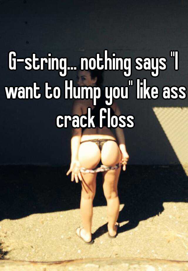 Humping Ass Crack